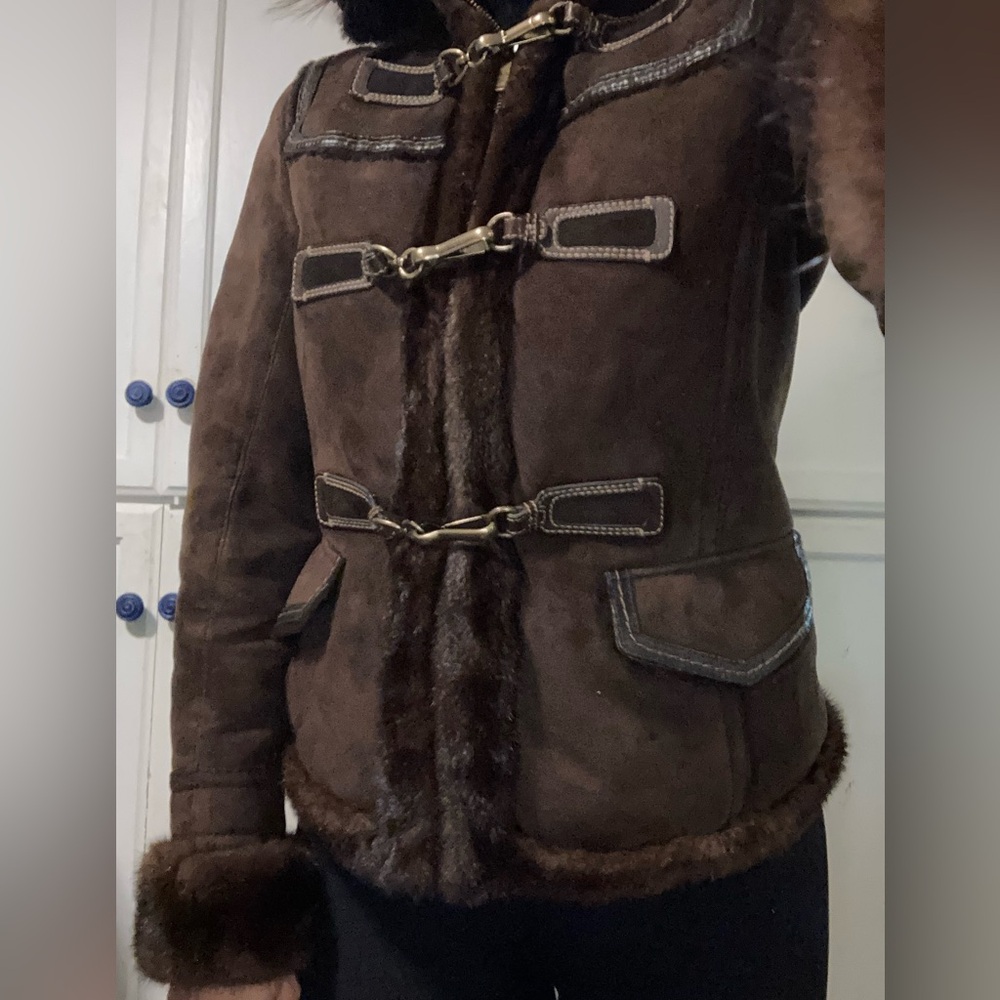 Coach Shearling and fur coat